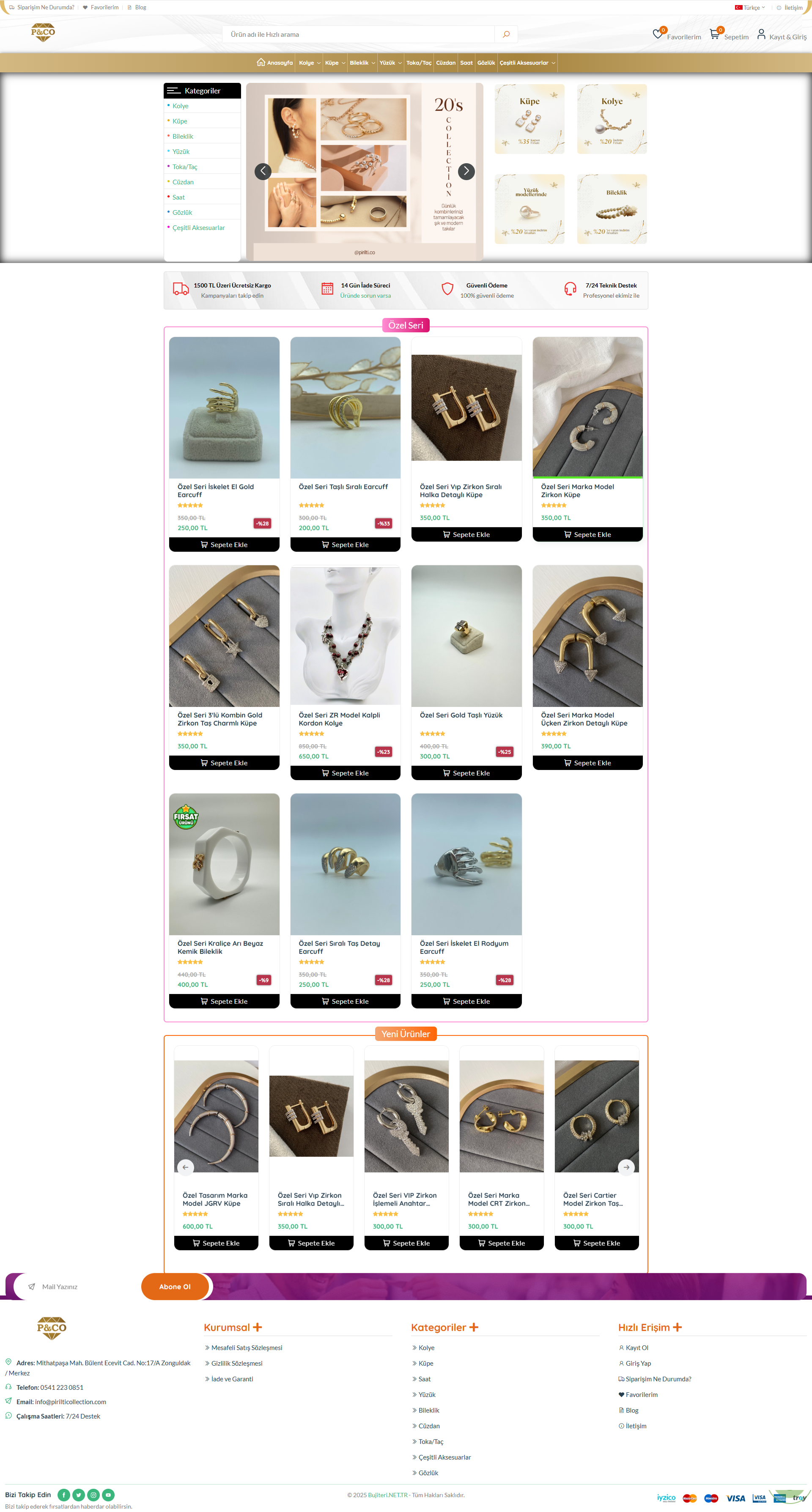 Bijuteri E-ticaret scripti